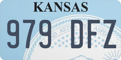 KS license plate 979DFZ