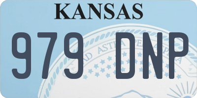 KS license plate 979DNP