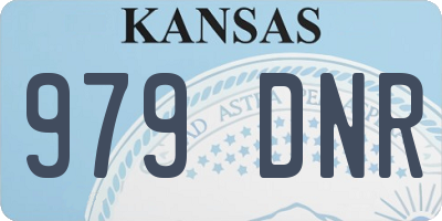 KS license plate 979DNR