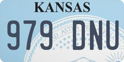 KS license plate 979DNU