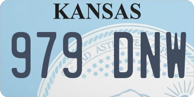 KS license plate 979DNW