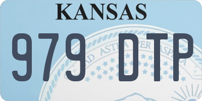 KS license plate 979DTP