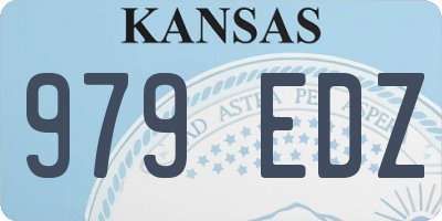 KS license plate 979EDZ