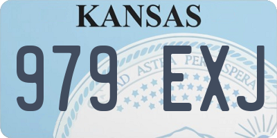 KS license plate 979EXJ