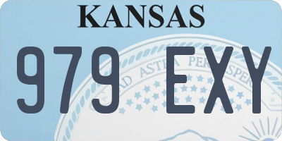 KS license plate 979EXY