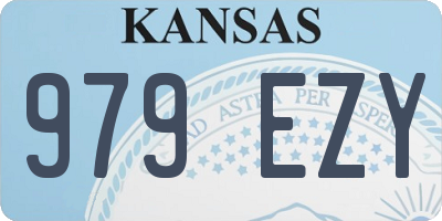 KS license plate 979EZY