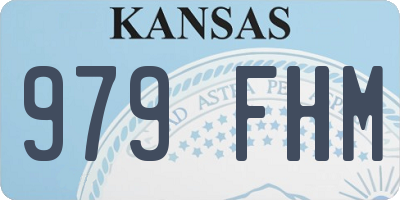 KS license plate 979FHM
