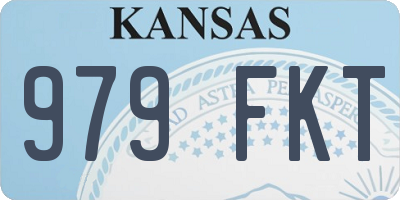 KS license plate 979FKT