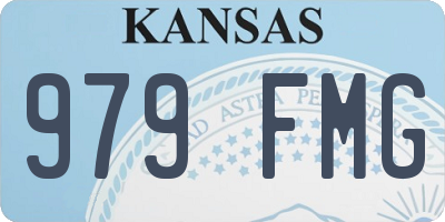 KS license plate 979FMG