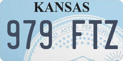 KS license plate 979FTZ