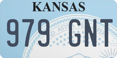 KS license plate 979GNT