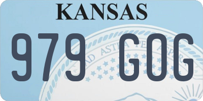 KS license plate 979GOG