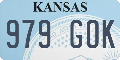 KS license plate 979GOK