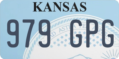 KS license plate 979GPG