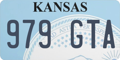 KS license plate 979GTA