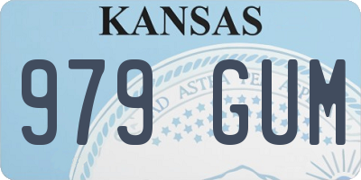 KS license plate 979GUM