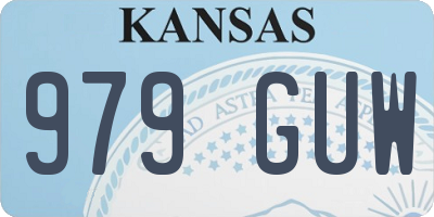 KS license plate 979GUW