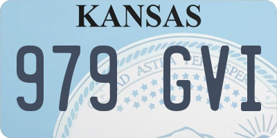 KS license plate 979GVI
