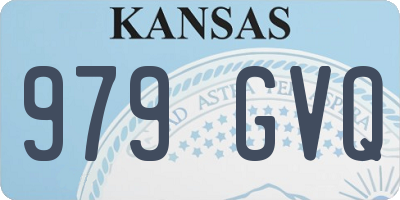 KS license plate 979GVQ
