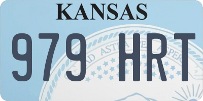 KS license plate 979HRT