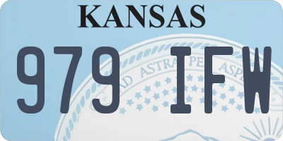 KS license plate 979IFW