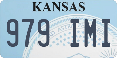 KS license plate 979IMI