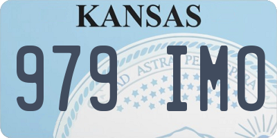 KS license plate 979IMO