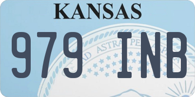 KS license plate 979INB