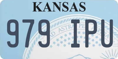 KS license plate 979IPU