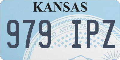 KS license plate 979IPZ