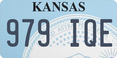 KS license plate 979IQE