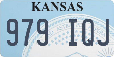 KS license plate 979IQJ