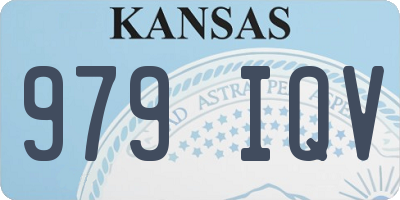 KS license plate 979IQV