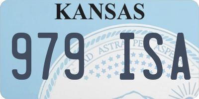 KS license plate 979ISA