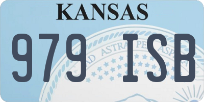 KS license plate 979ISB