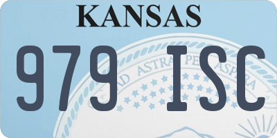KS license plate 979ISC