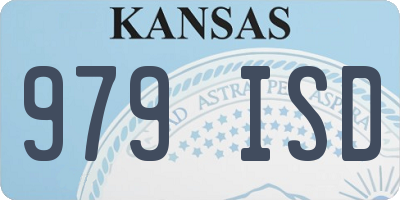 KS license plate 979ISD