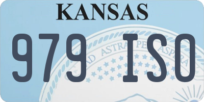 KS license plate 979ISO
