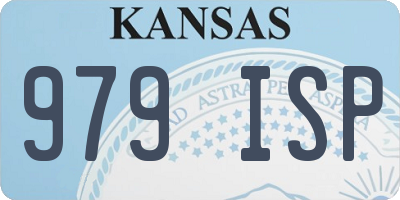 KS license plate 979ISP