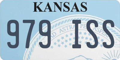 KS license plate 979ISS