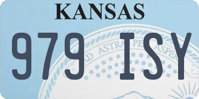 KS license plate 979ISY