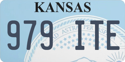 KS license plate 979ITE