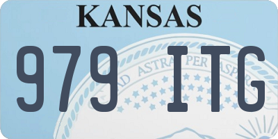 KS license plate 979ITG