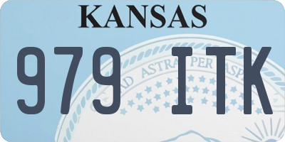 KS license plate 979ITK