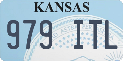 KS license plate 979ITL