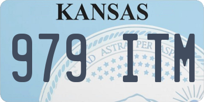 KS license plate 979ITM