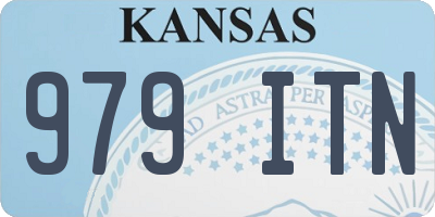 KS license plate 979ITN