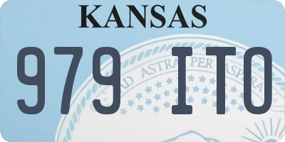 KS license plate 979ITO