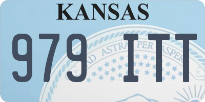 KS license plate 979ITT