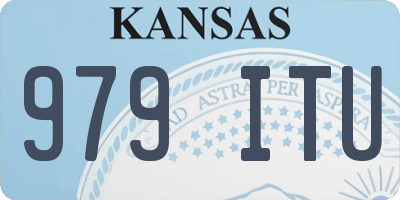 KS license plate 979ITU